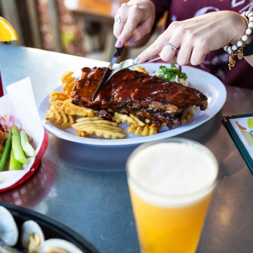 Dune Dog Ribs plated